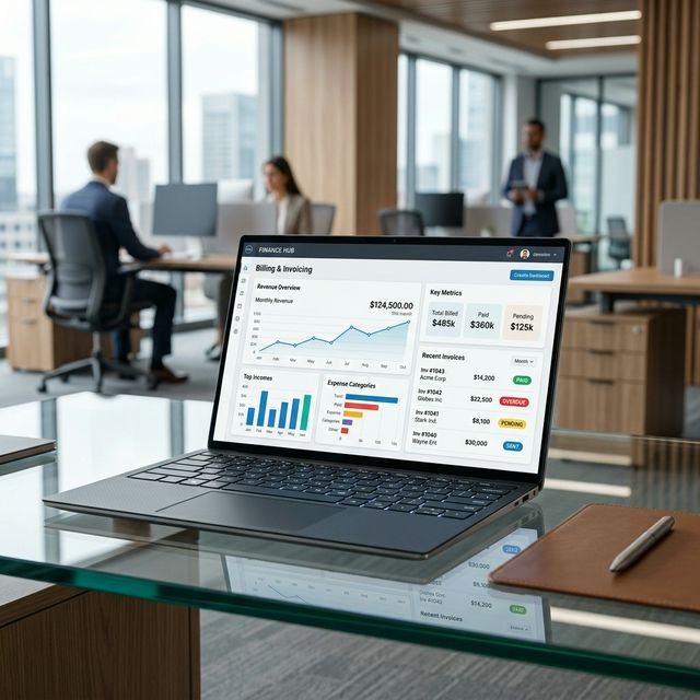 Abrechnungssoftware programmieren lassen – Rechnungsübersicht mit Zahlungsstatus